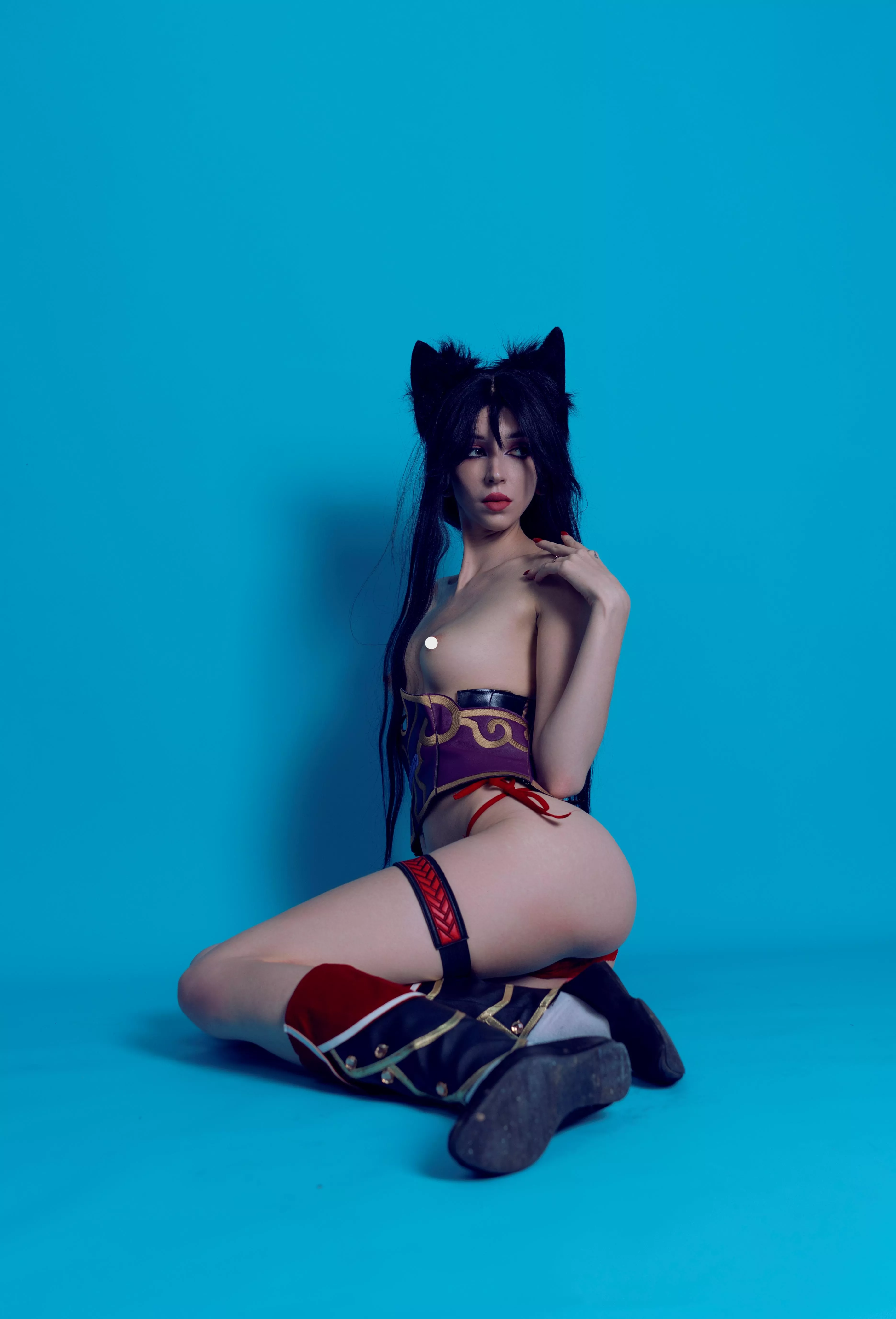 ahri by lunedcrevan