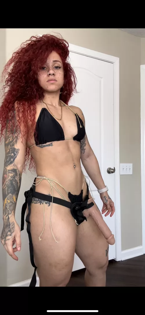 Bend over to your strap Goddess