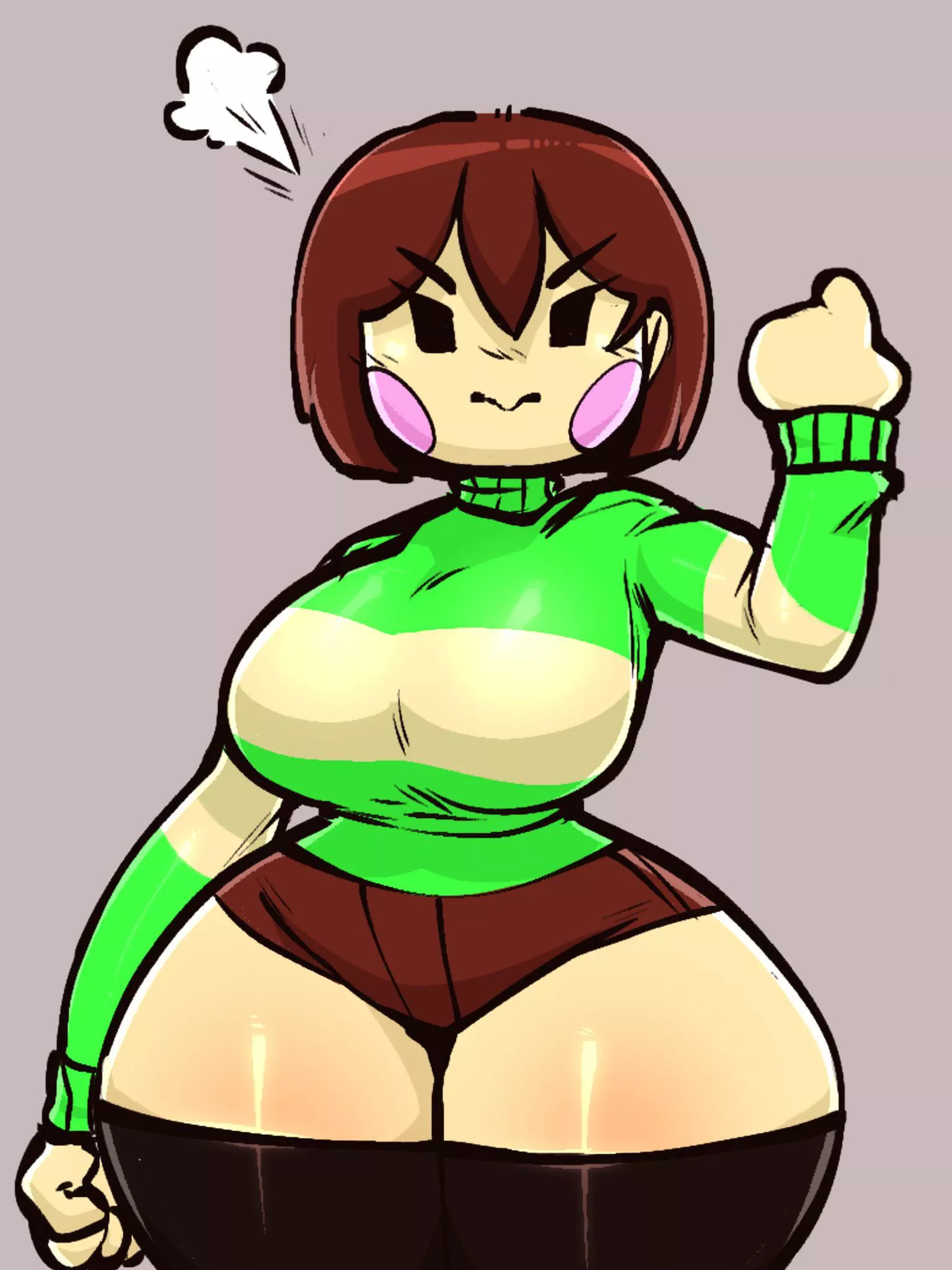 [Chara seems angry at you]