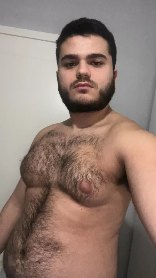 Come lick my hairy chest