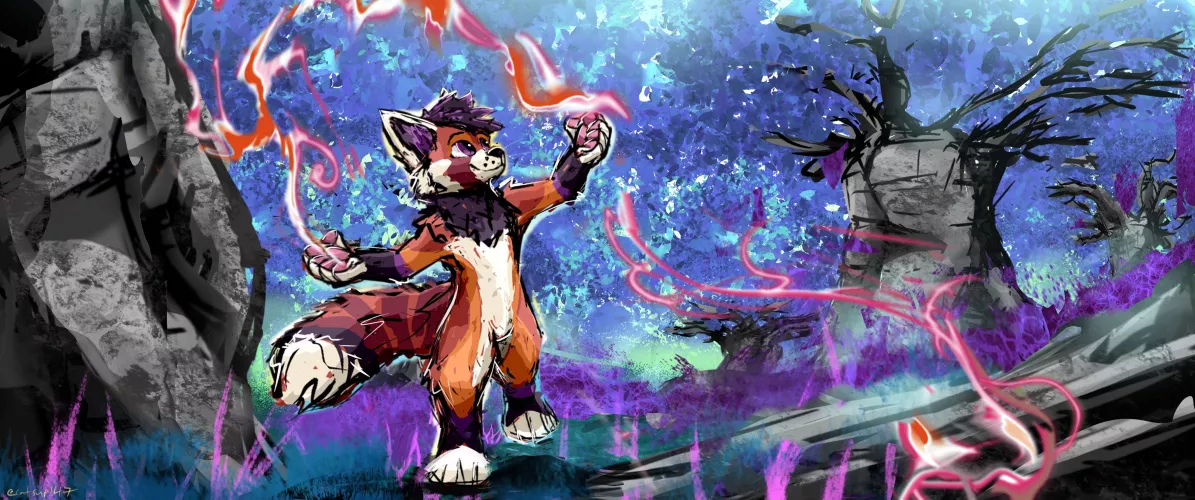 Comm for @/ArcherEmberpelt on Twitter (Art by me)