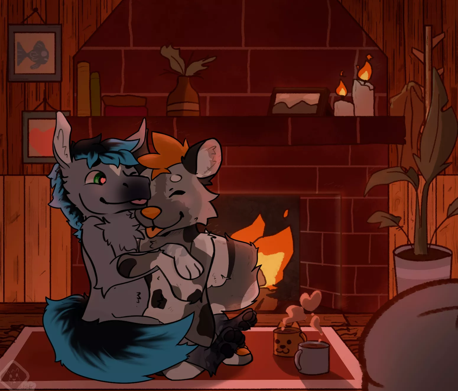 cozy place with a great person
