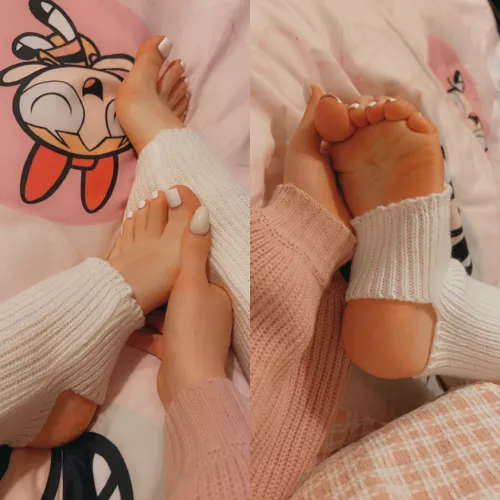 do you like my leg warmers?🙈💕