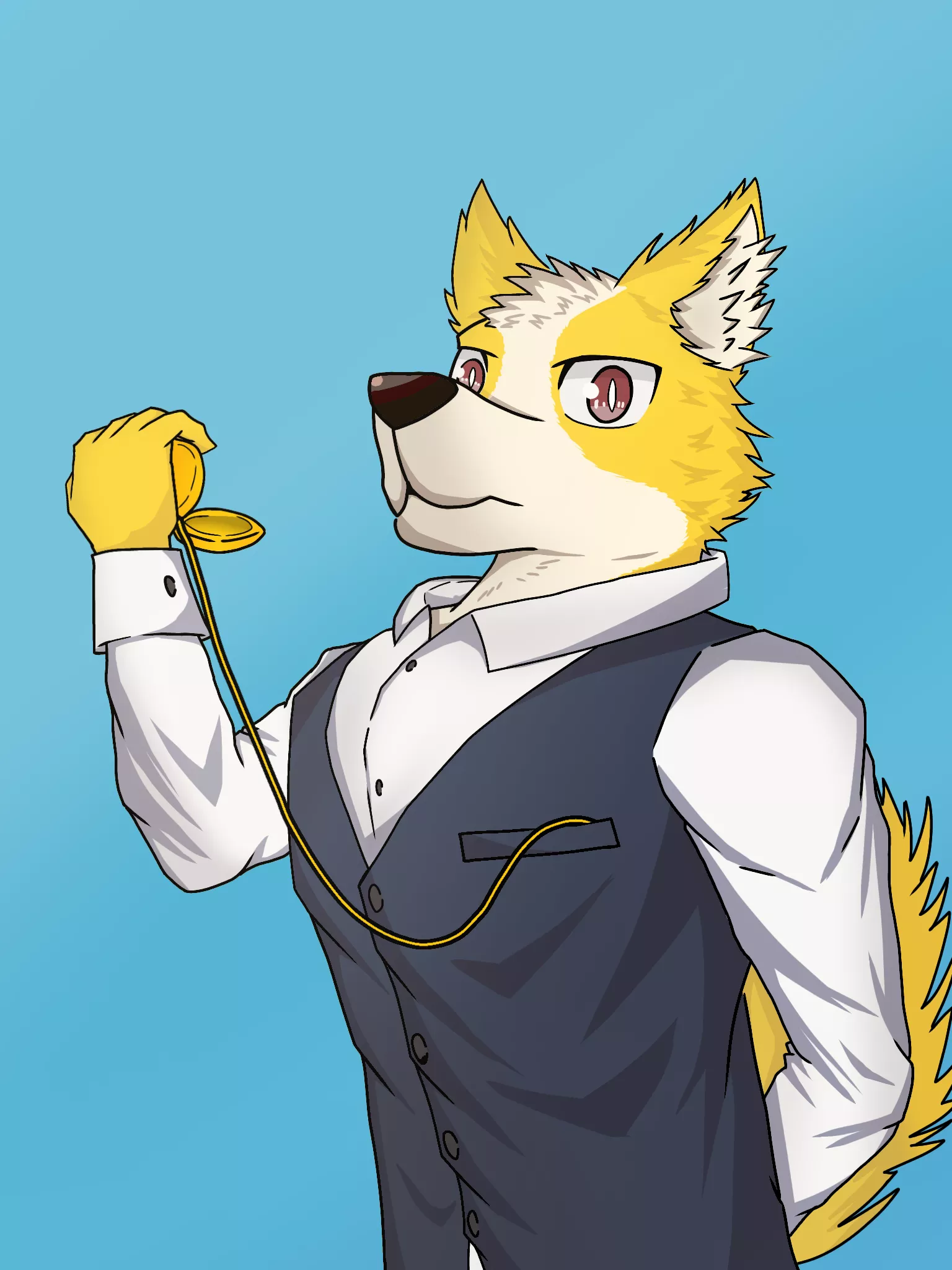 Dog butler (My first original art)