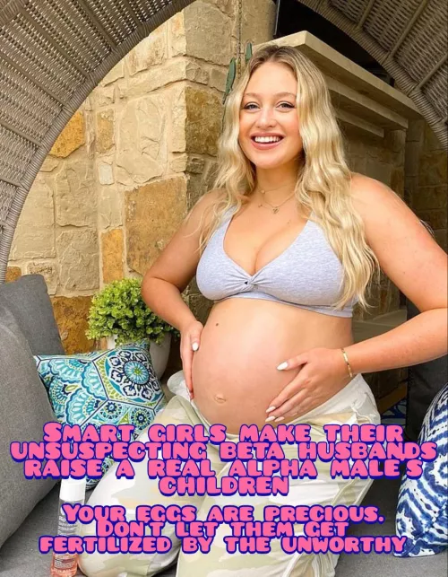 Don't let traditional morality stop you from doing what your body knows is natural and right. Instead of propagating weakness, give your offspring the best chance they deserve.