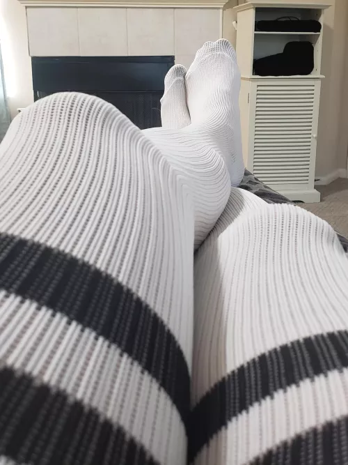 (f) My Superbowl viewing socks