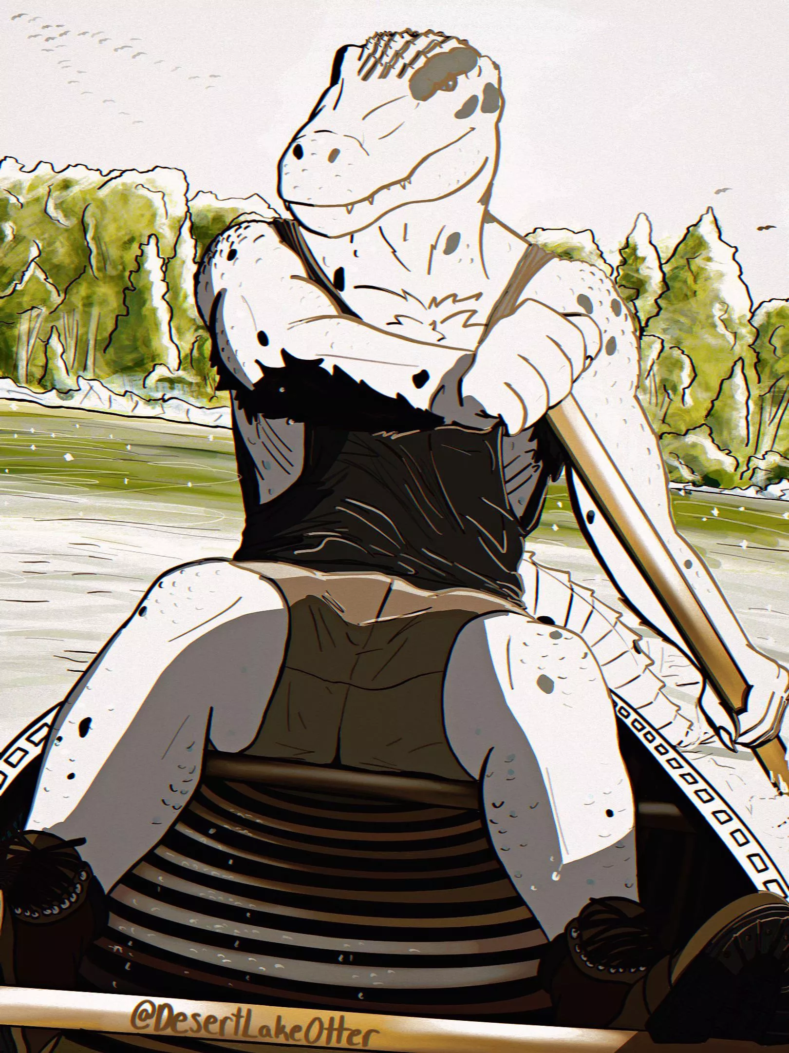 Gator activities (art by me :3)