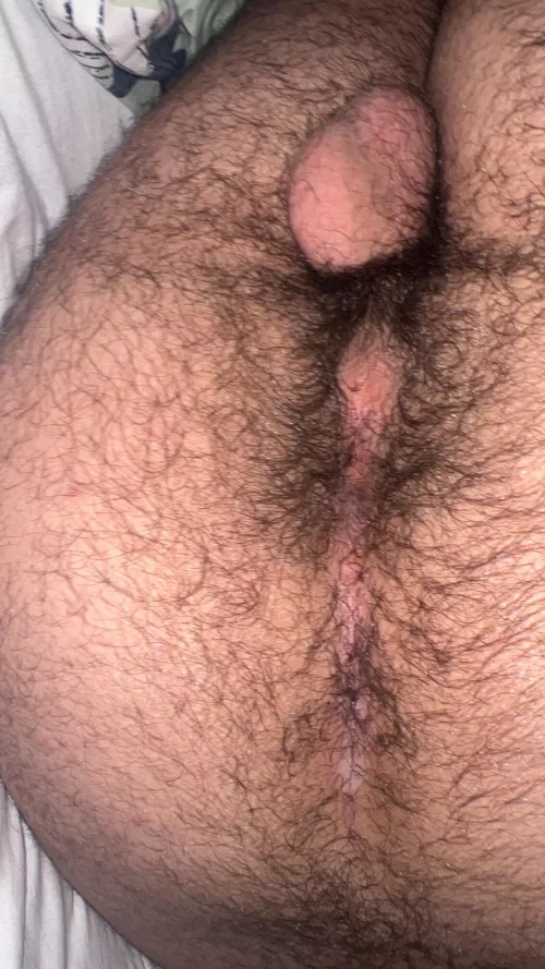Hairy ass
