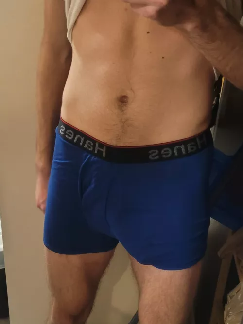 he sits to the right