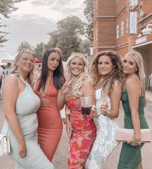 Her friends can’t compete