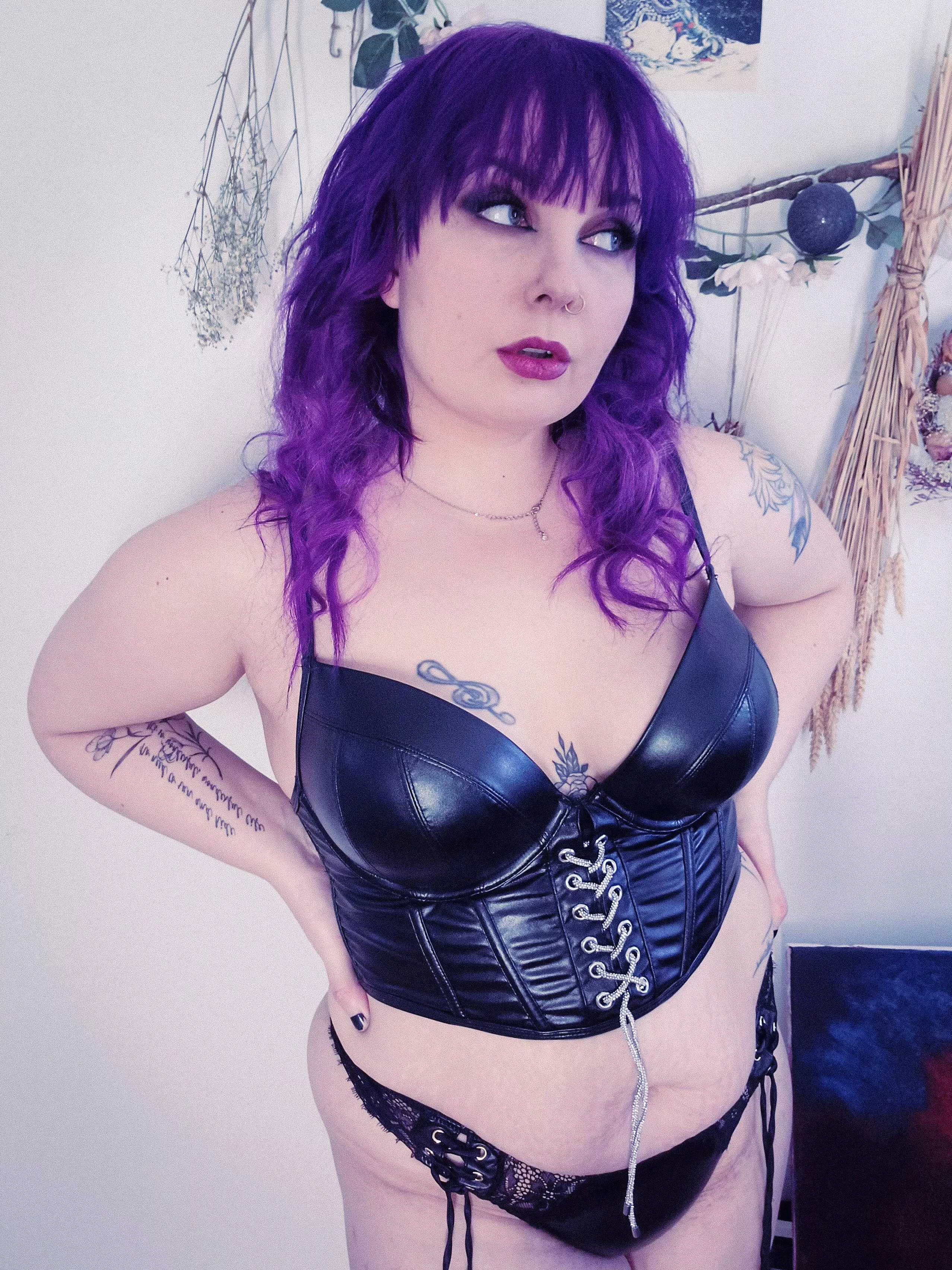 I like this purple hair