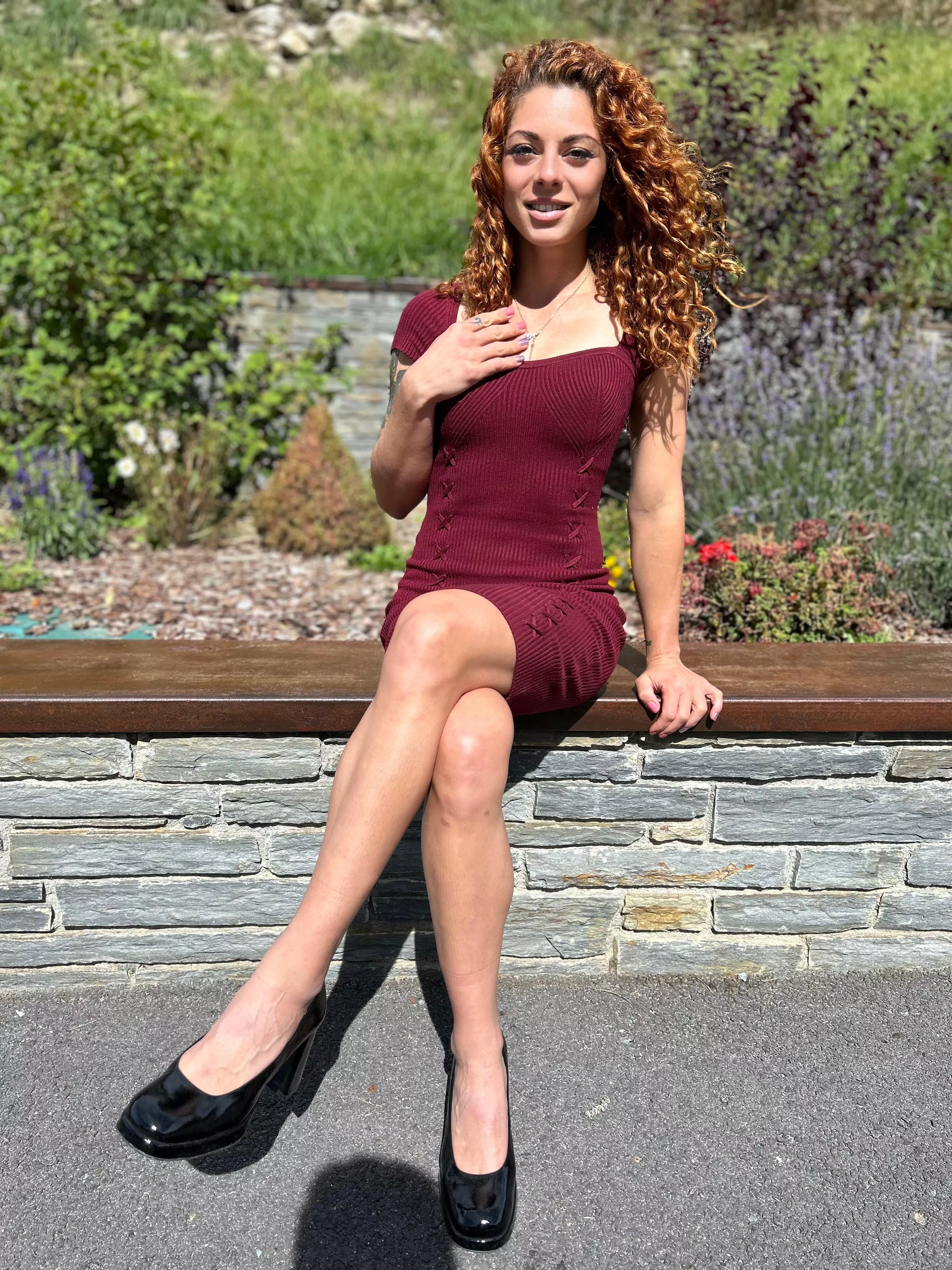 I mean, the dress is fine, but…😈