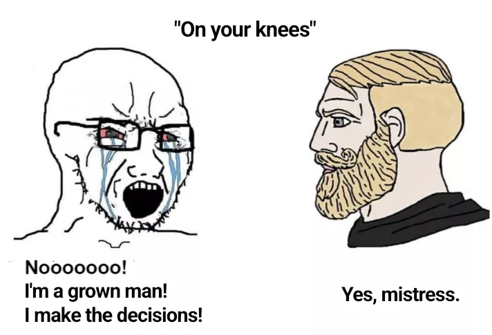 I'm a grown man.