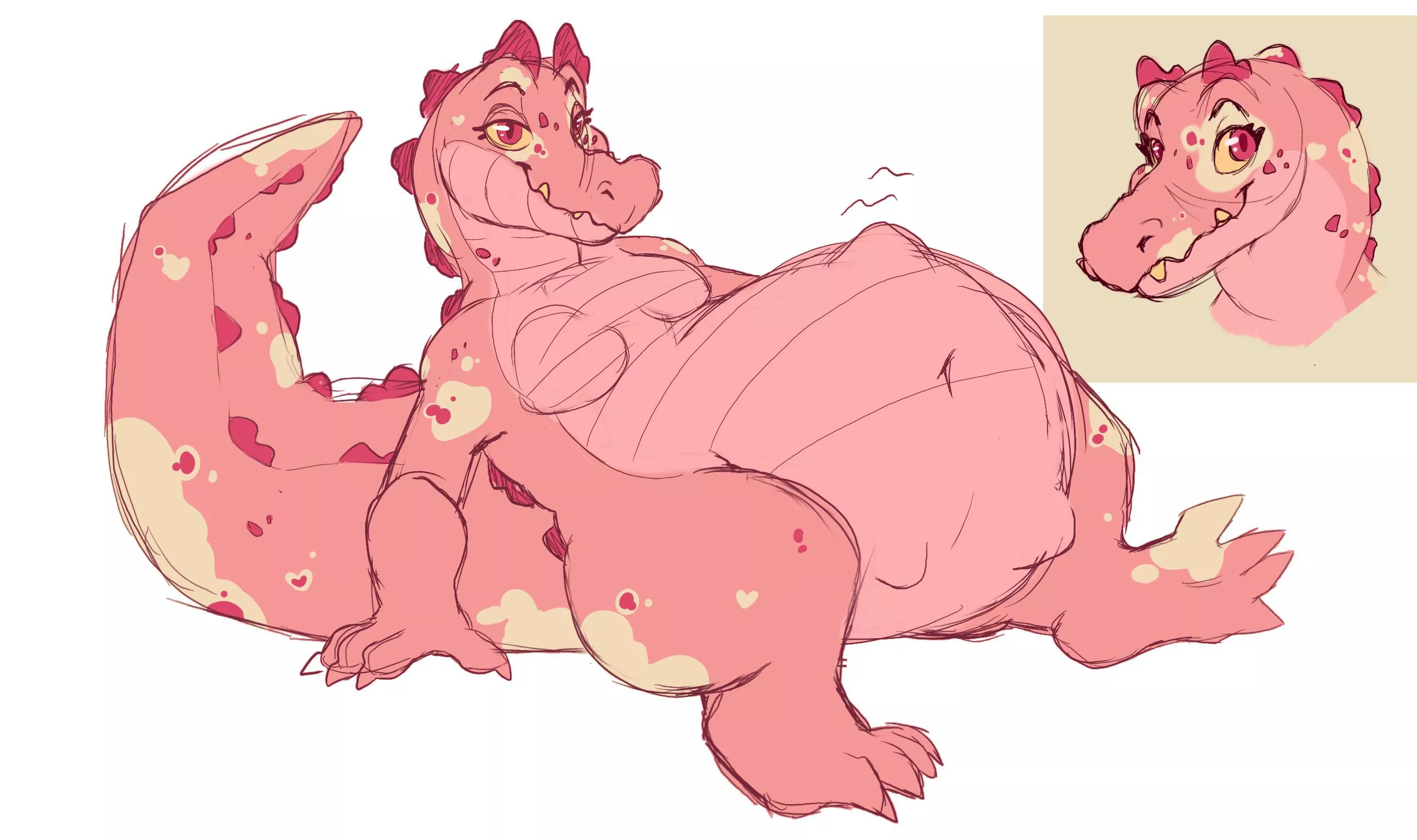 {Image} Just Stuffed! (WIP) (OC SinisterScalez)