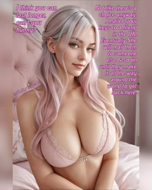 It's anyone's guess how long it may be. She doesn't even know how many people they will pass through or how long each one may hold them.