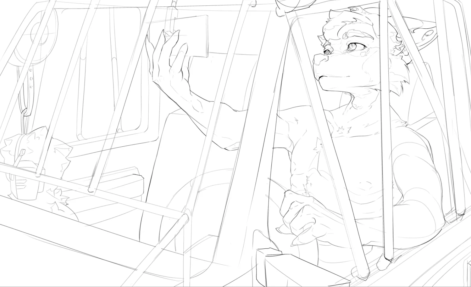 Just a WIP from the commission I've been working on recently! Hope you enjoy guys <3