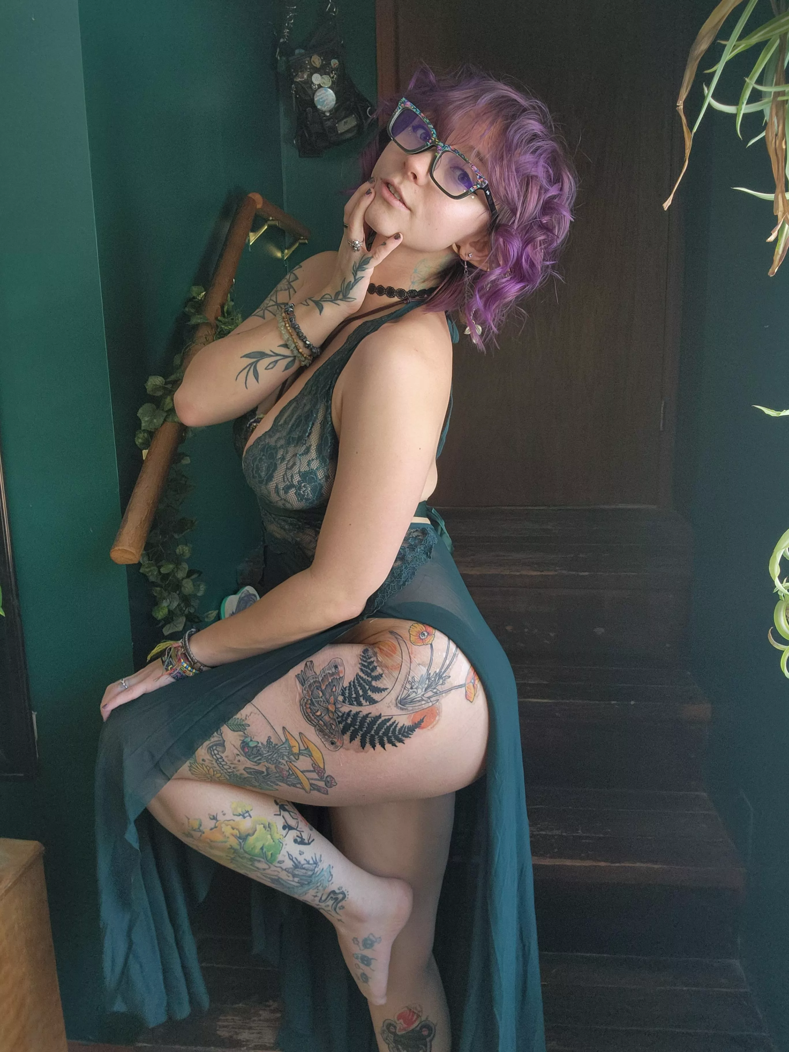 New Lingerie shows off my new tattoo so well 😉