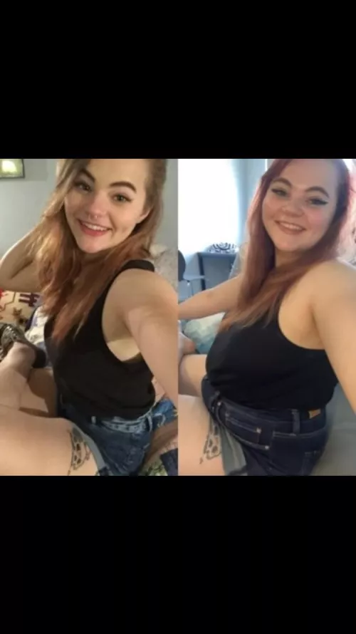 Rare before/after 🥰