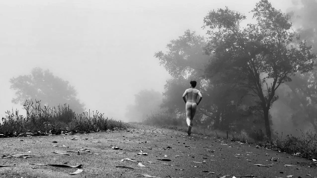 Running in the mist