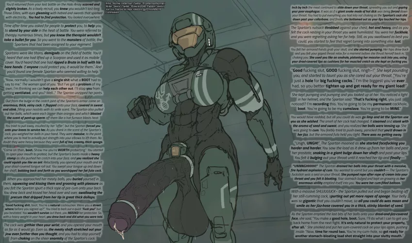 Seeking Protection from a Futa Spartan [Commission] [Futa] [Female Viewer] [Throatfucking] [Degradation] [Blackmail]