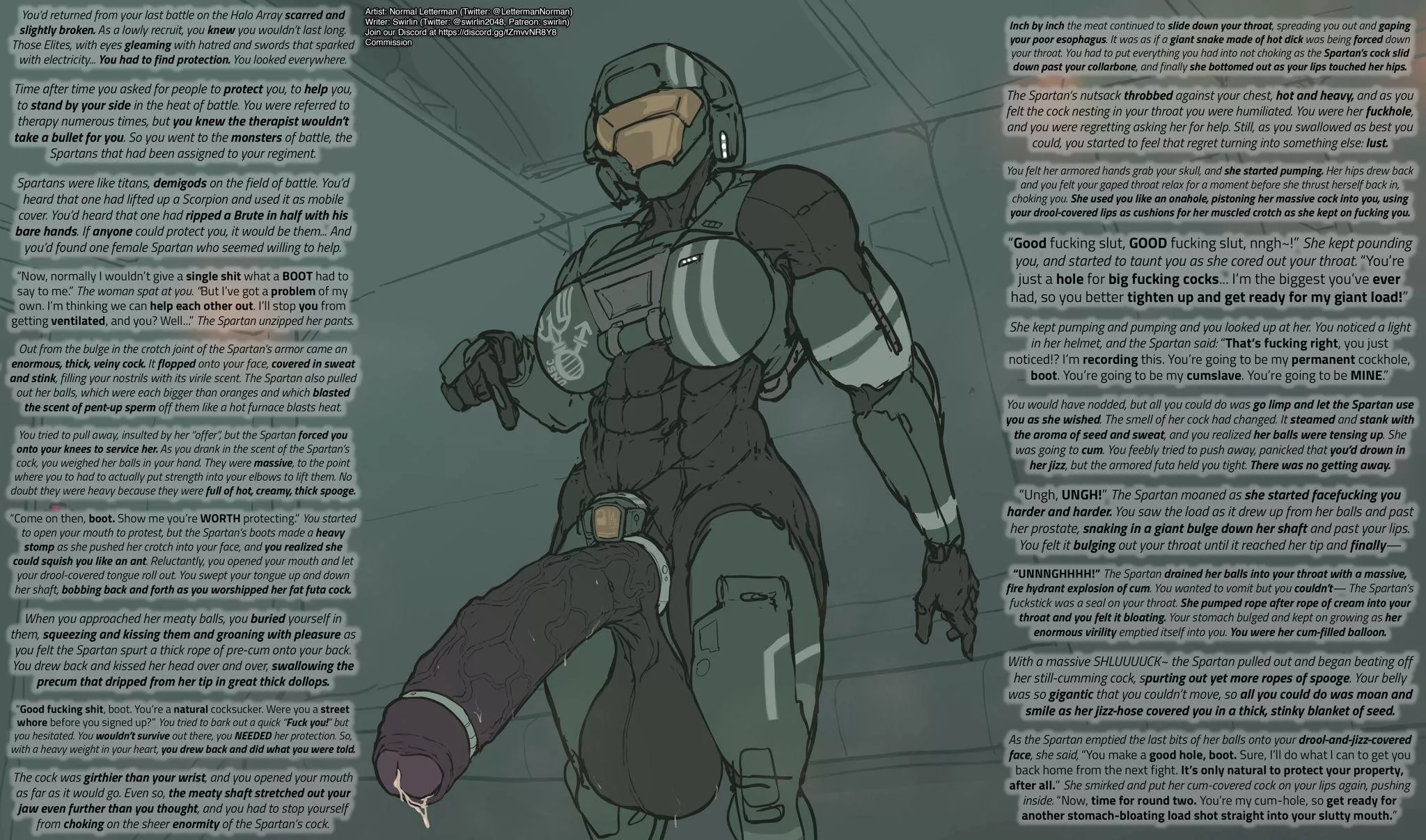 Seeking Protection from a Futa Spartan [Commission] [Futa] [Female Viewer] [Throatfucking] [Degradation] [Blackmail]