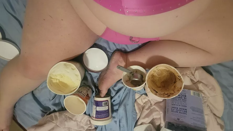 So much ice cream...