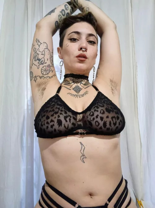 Sometimes I just trim it a lil bit