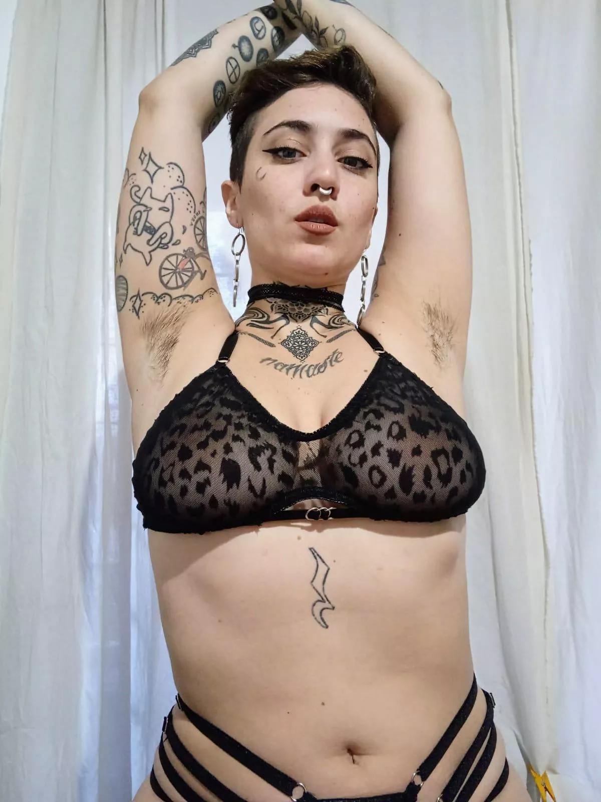 Sometimes I just trim it a lil bit