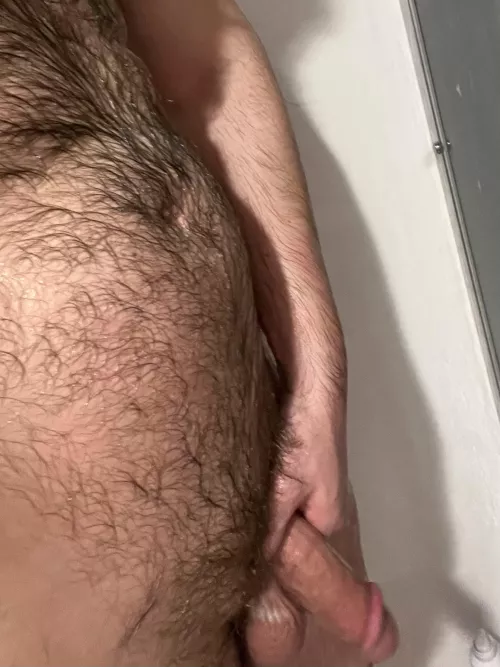 The heat from my shower was making my cock swell 🥴