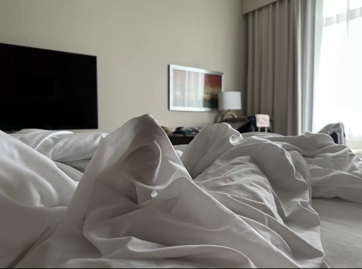 Waking up in another hotel room