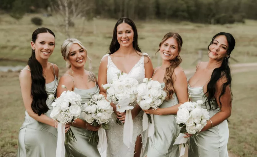 Which order for the bride and bridesmaids?