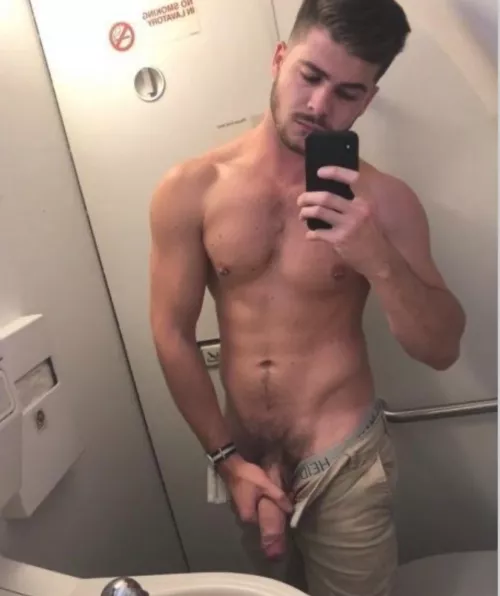 Who wants to join me in the plane bathroom