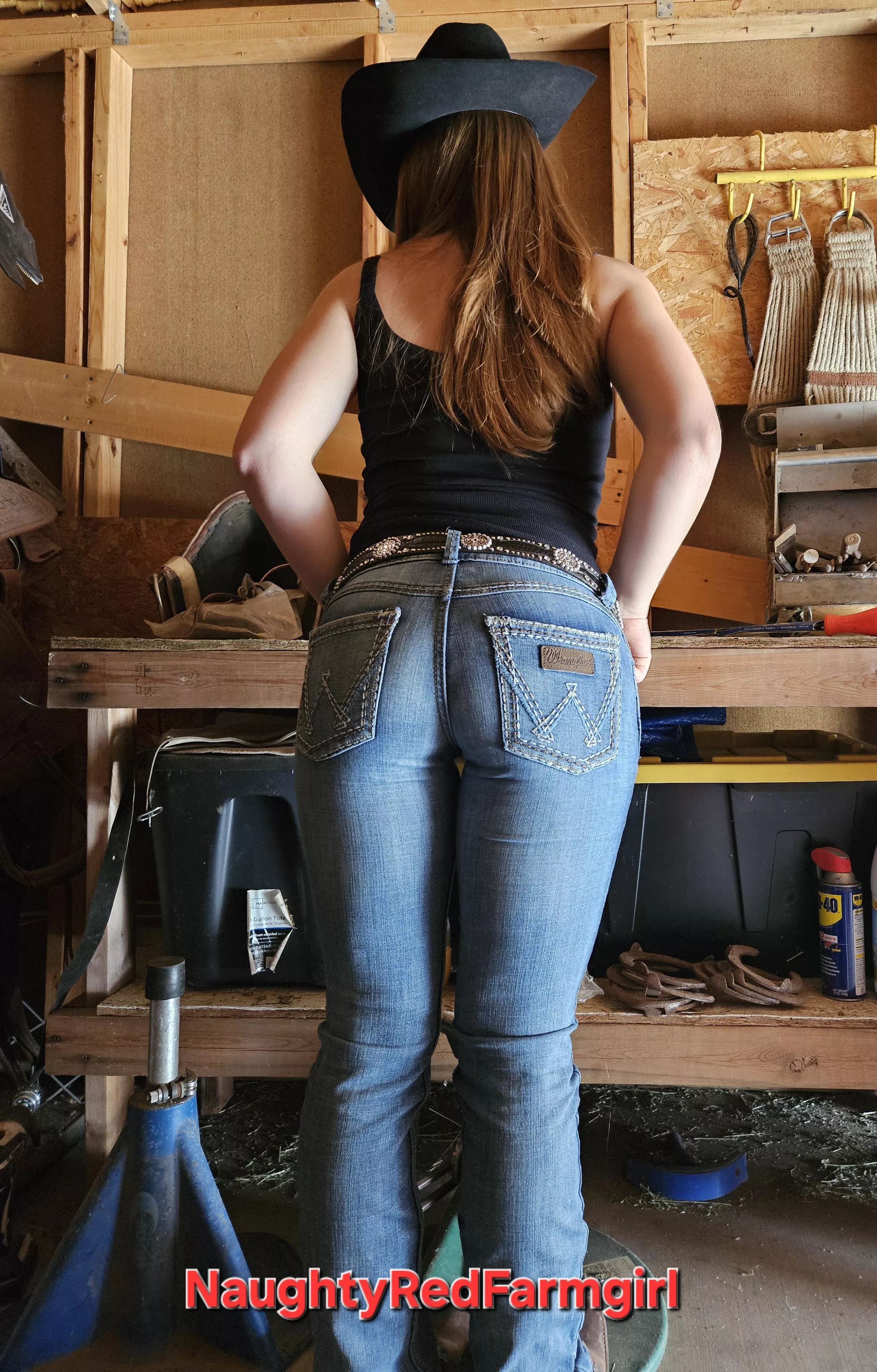 Wranglers were made for this booty