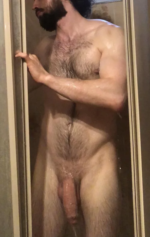 You “accidentally” catch your roommate come out the shower like this. What’s your move?