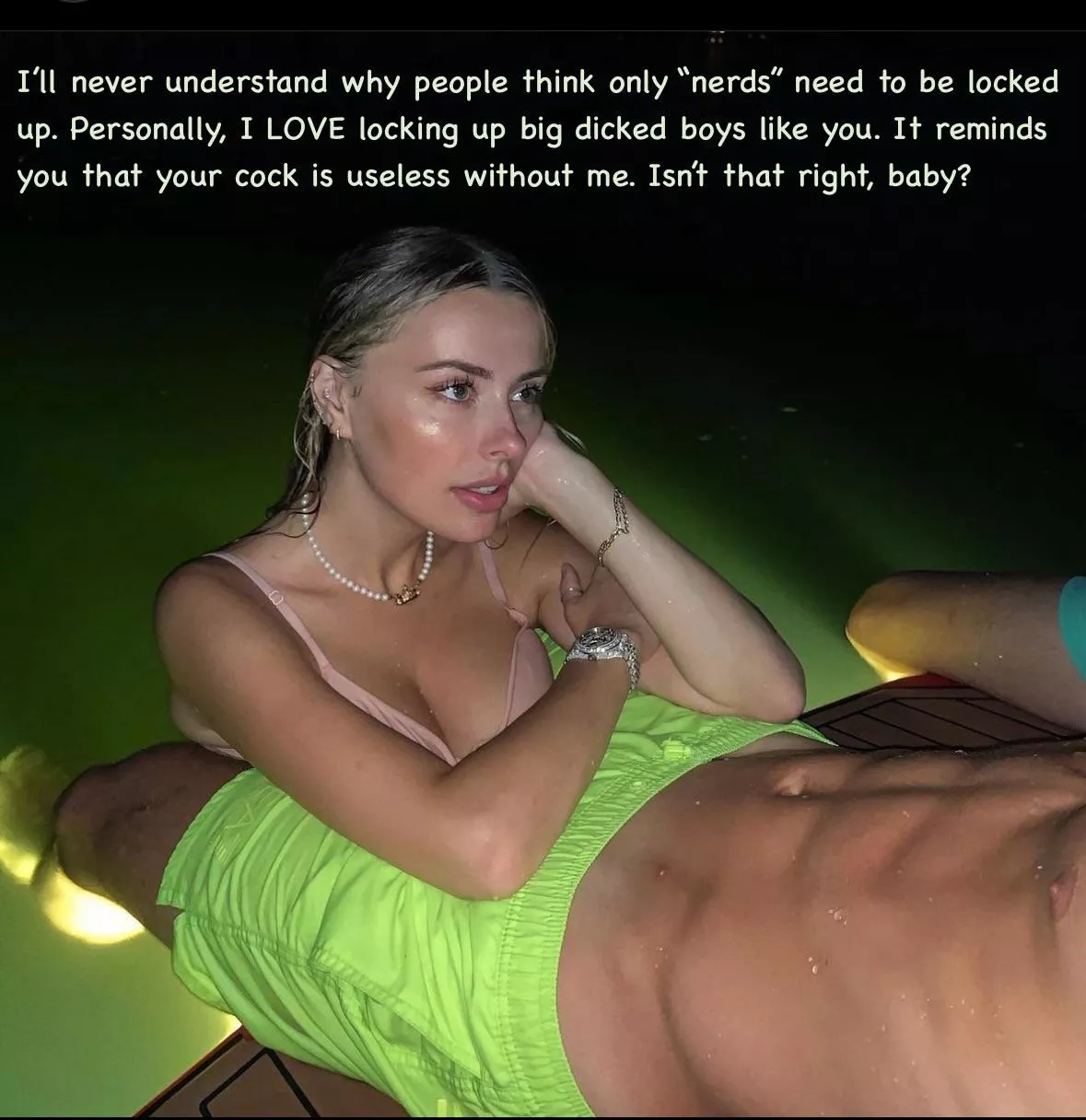 Your cock is useless with me