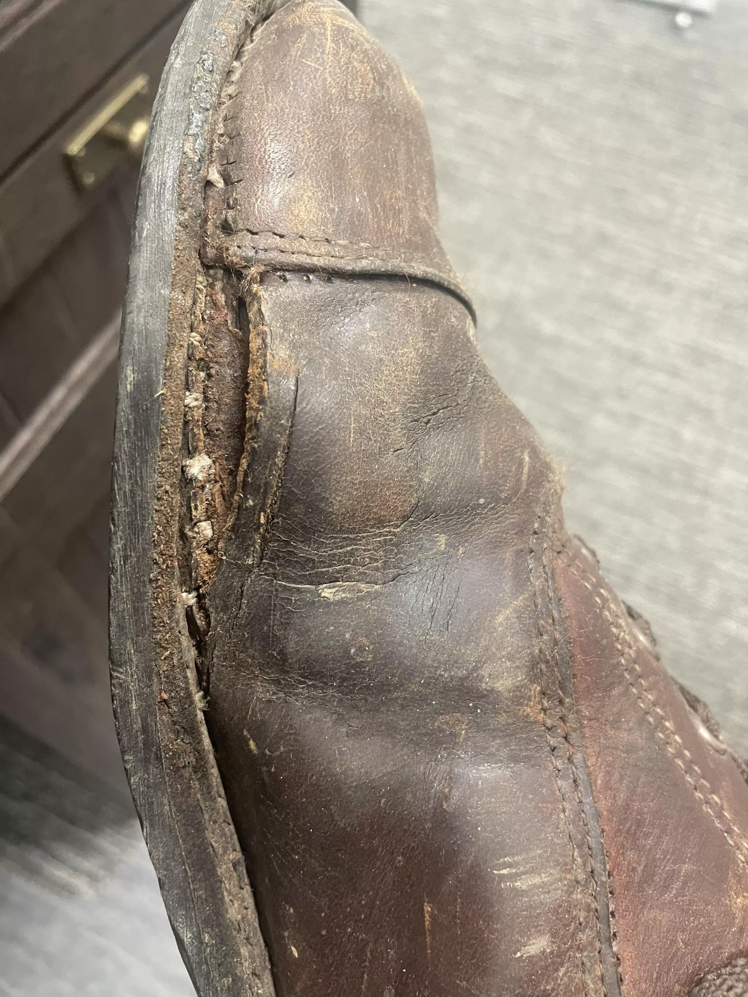 1,000 Mile Wolverine’s. On 3rd or 4th resole after 11+ years, but new hole. Is this repairable.