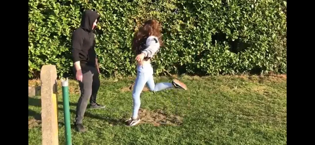 Beautiful Kicking Technique…