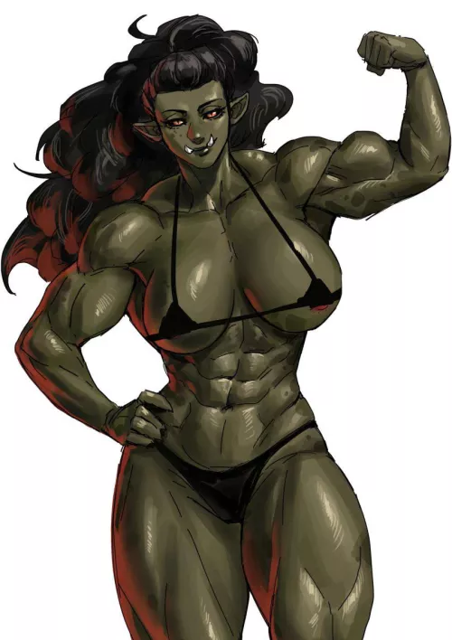 Buff Orc woman (virgoart1509)