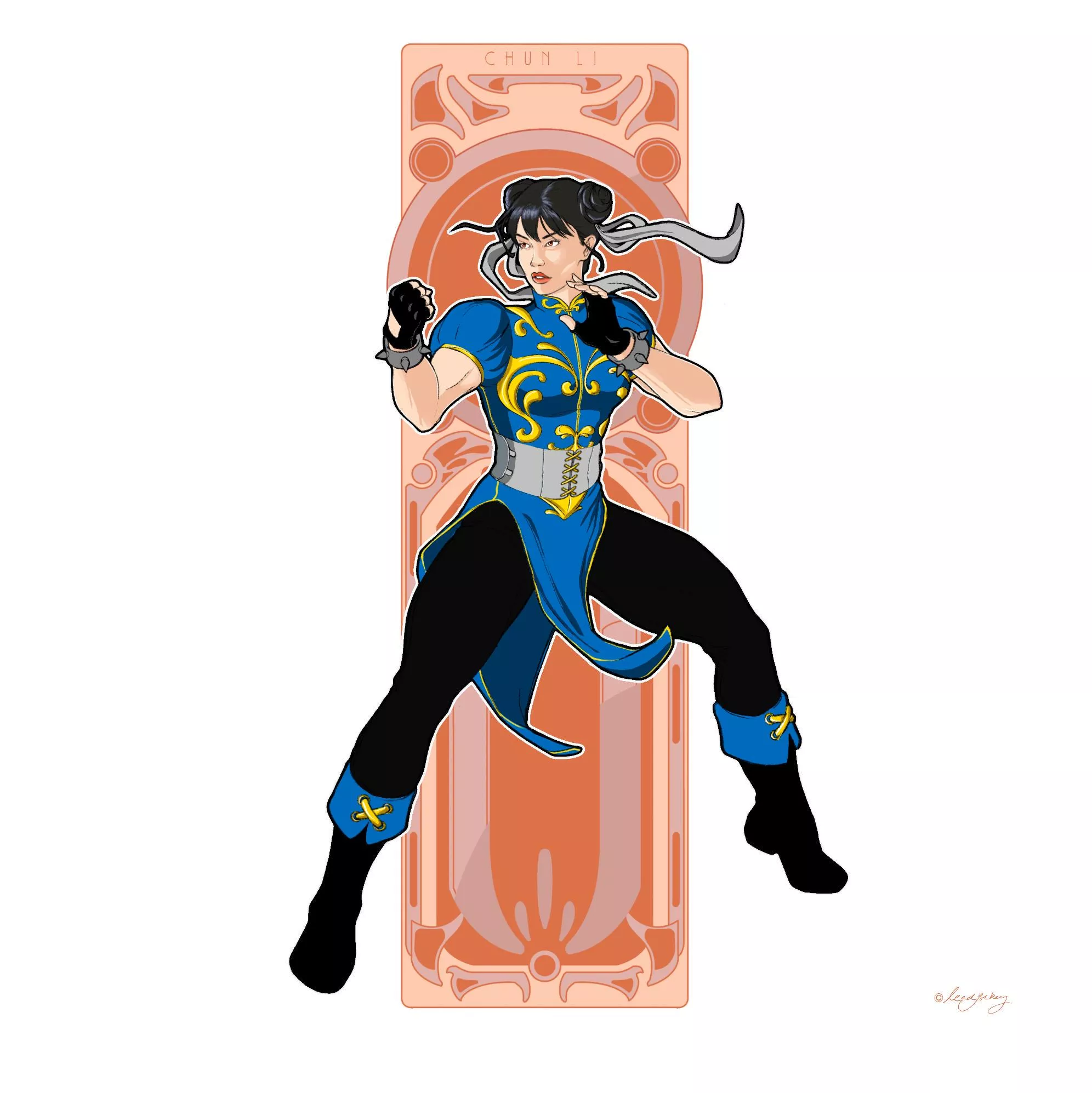 Chun Li. Fan-Art by me.