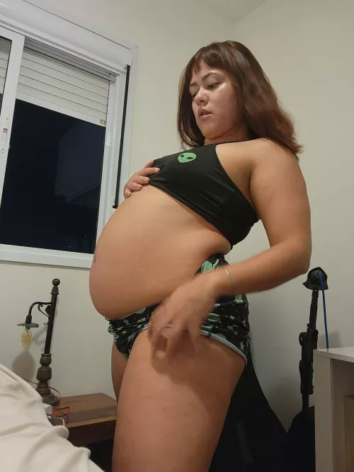 Do you like seeing my swollen belly?