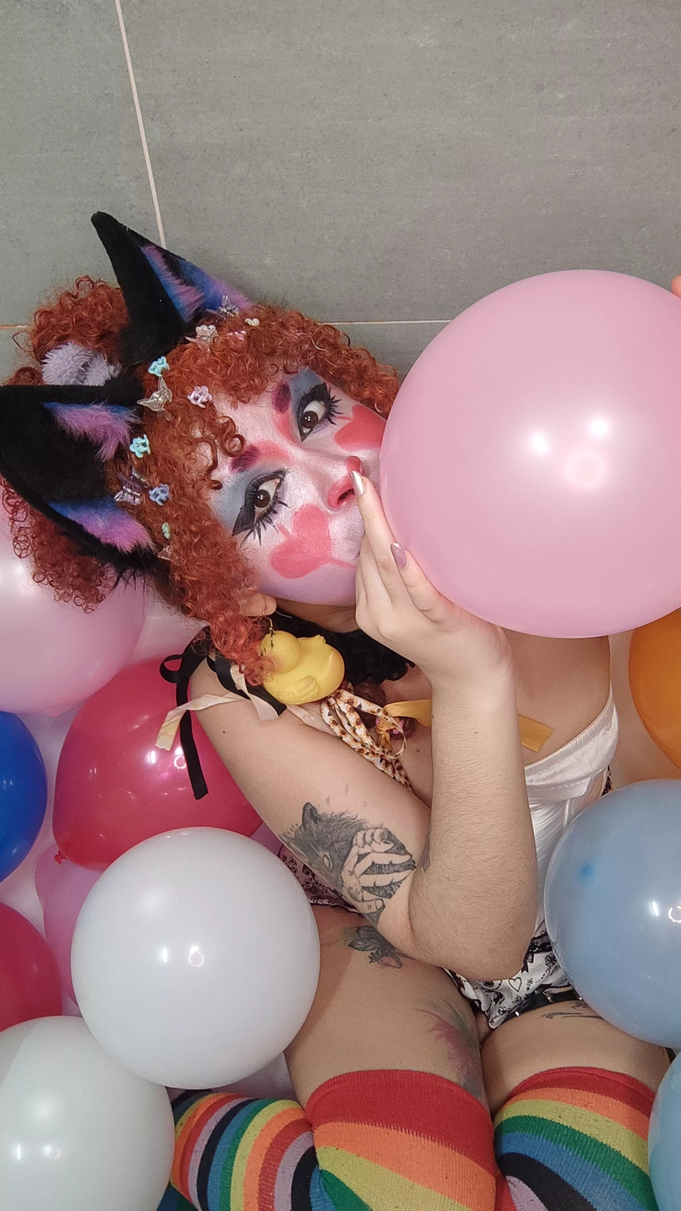 For the clown and balloon lovers