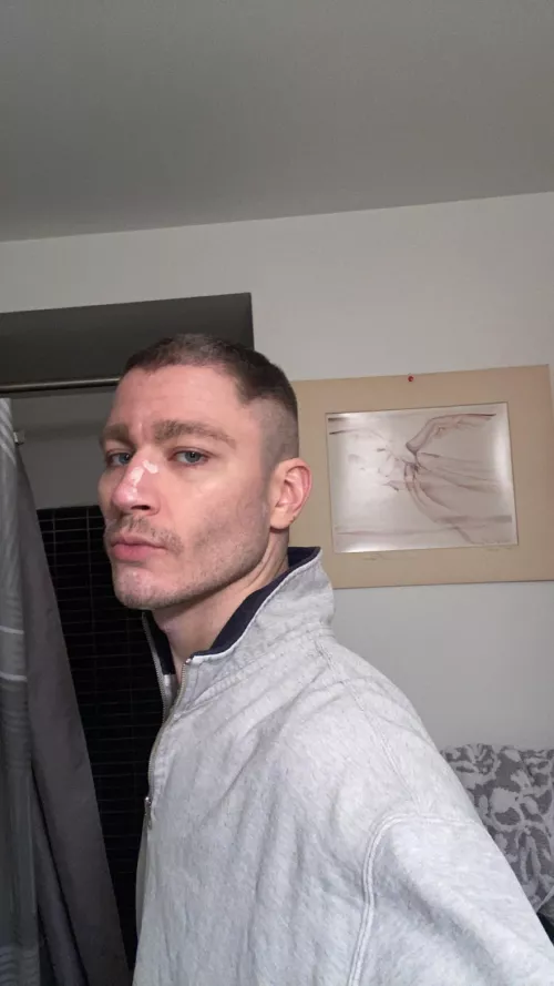 Gave myself a haircut . Kept fading it higher and almost went full Mohawk lol