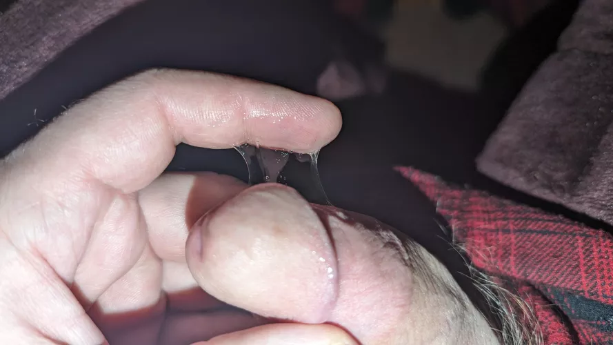 Getting gooey from the edging sessions.