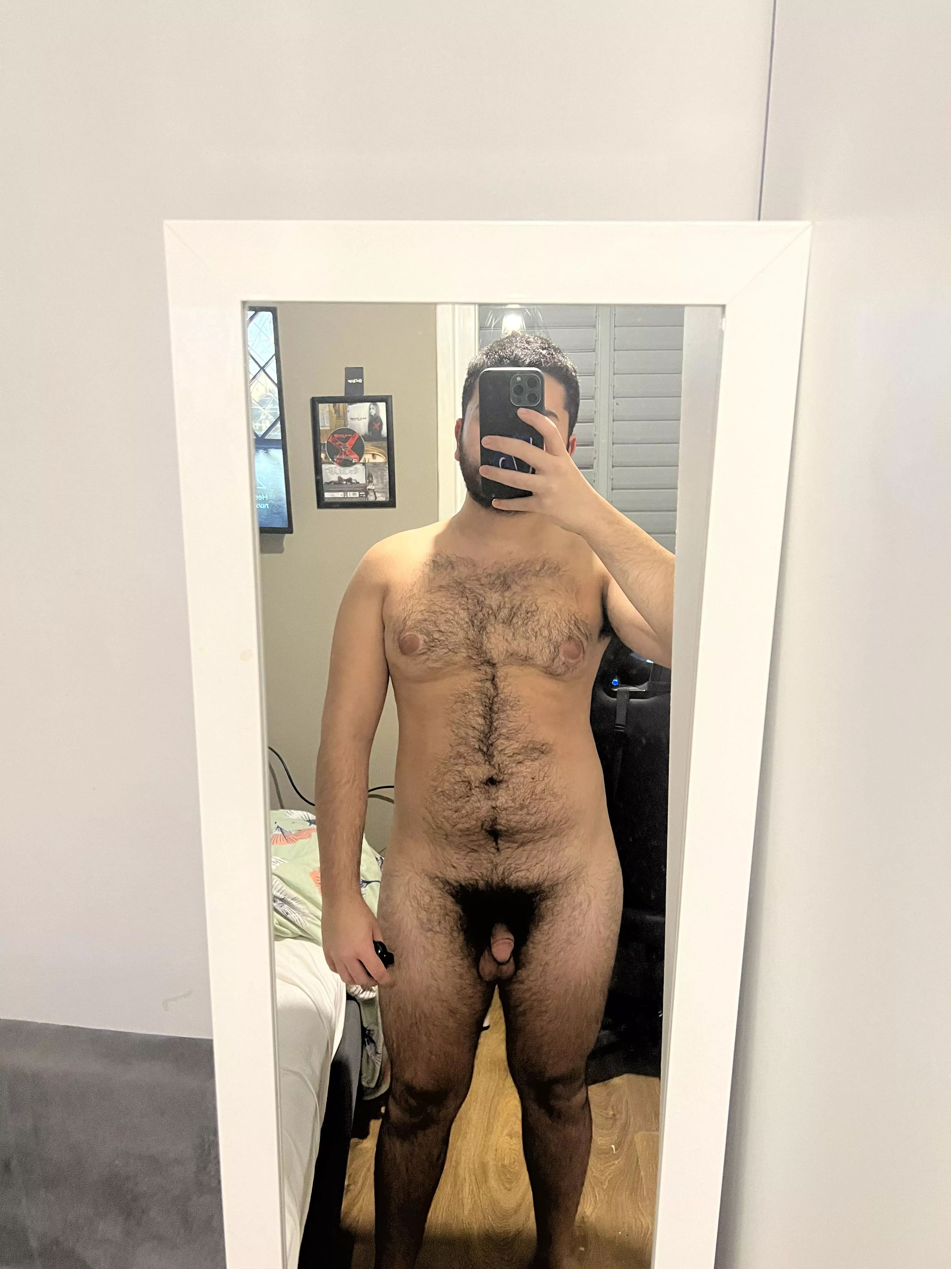 Have you ever seen that much hair on cock?