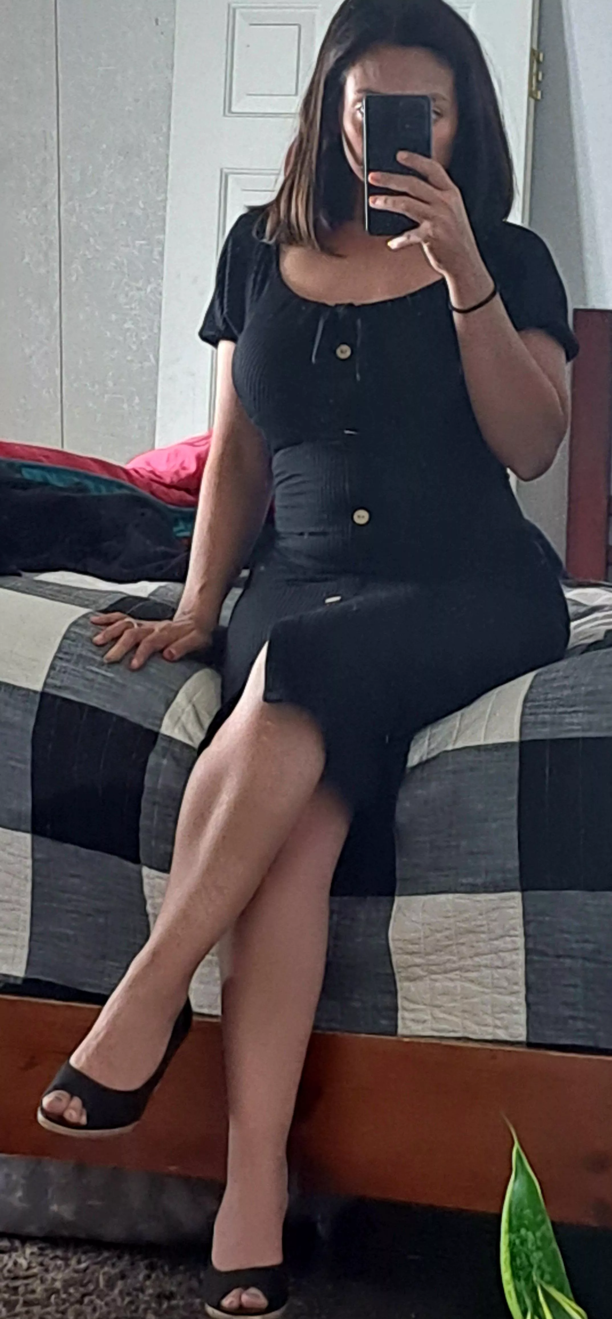 Husband picks out my dress for me...