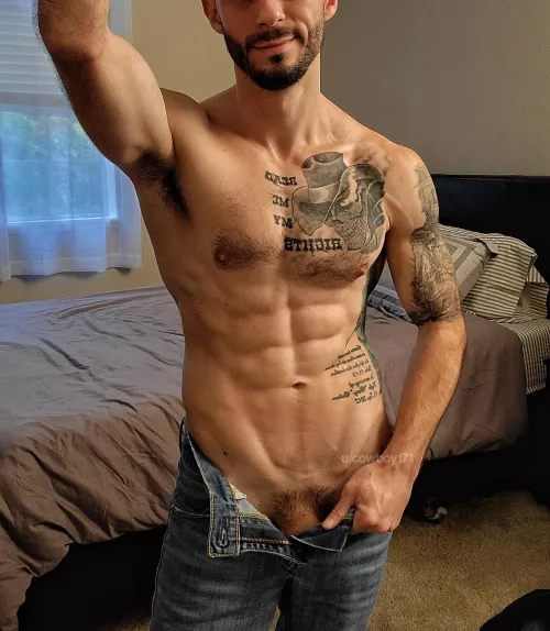 I don't model pants, but I can definitely try to get into yours 😏