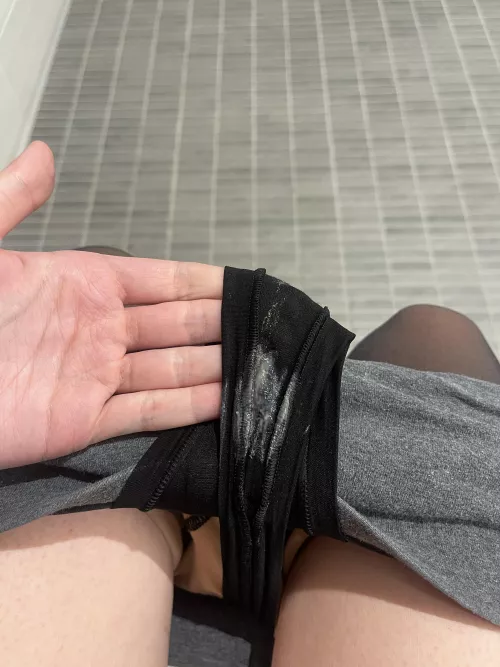 I knew it felt wet down there.