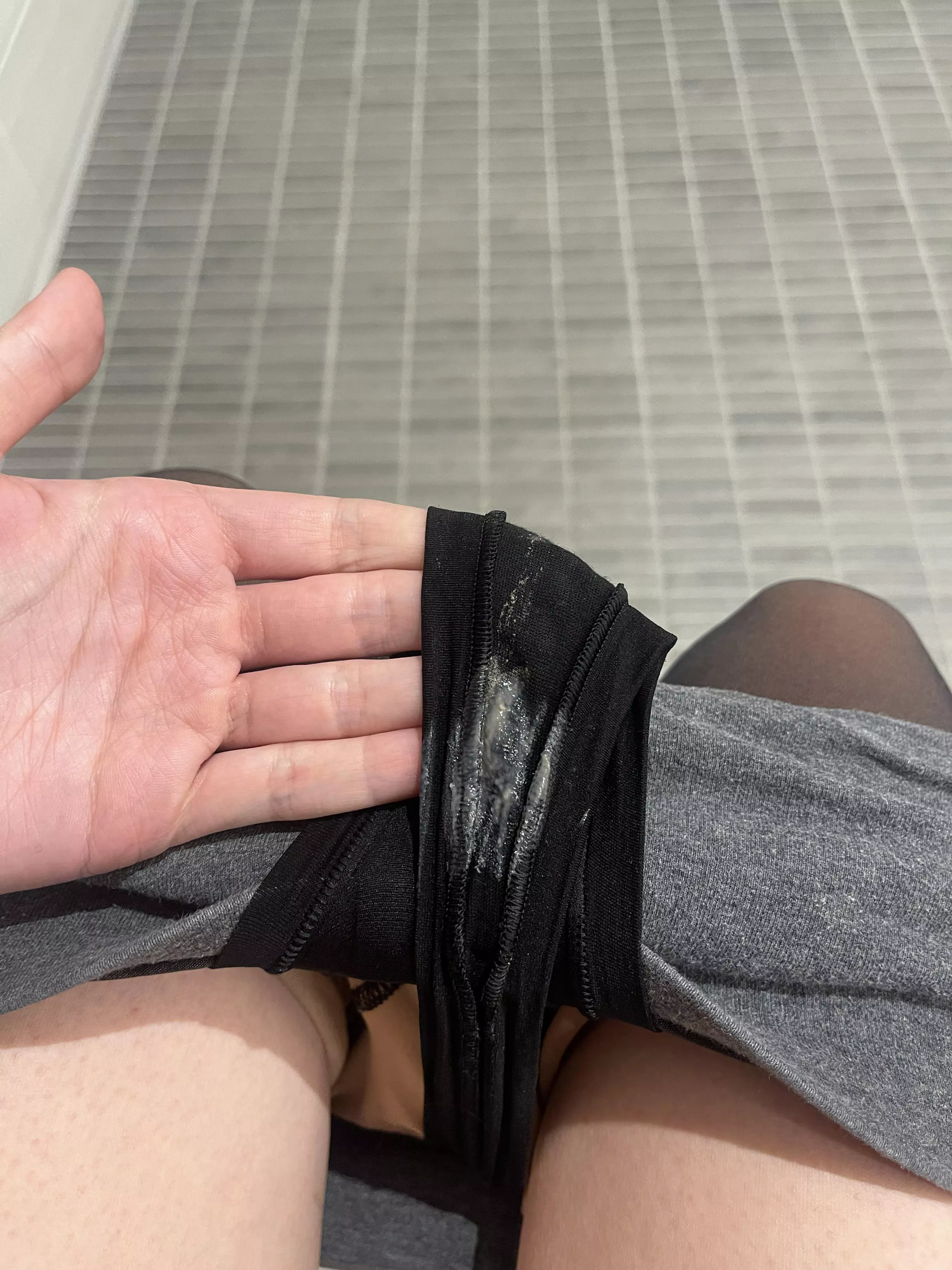 I knew it felt wet down there.