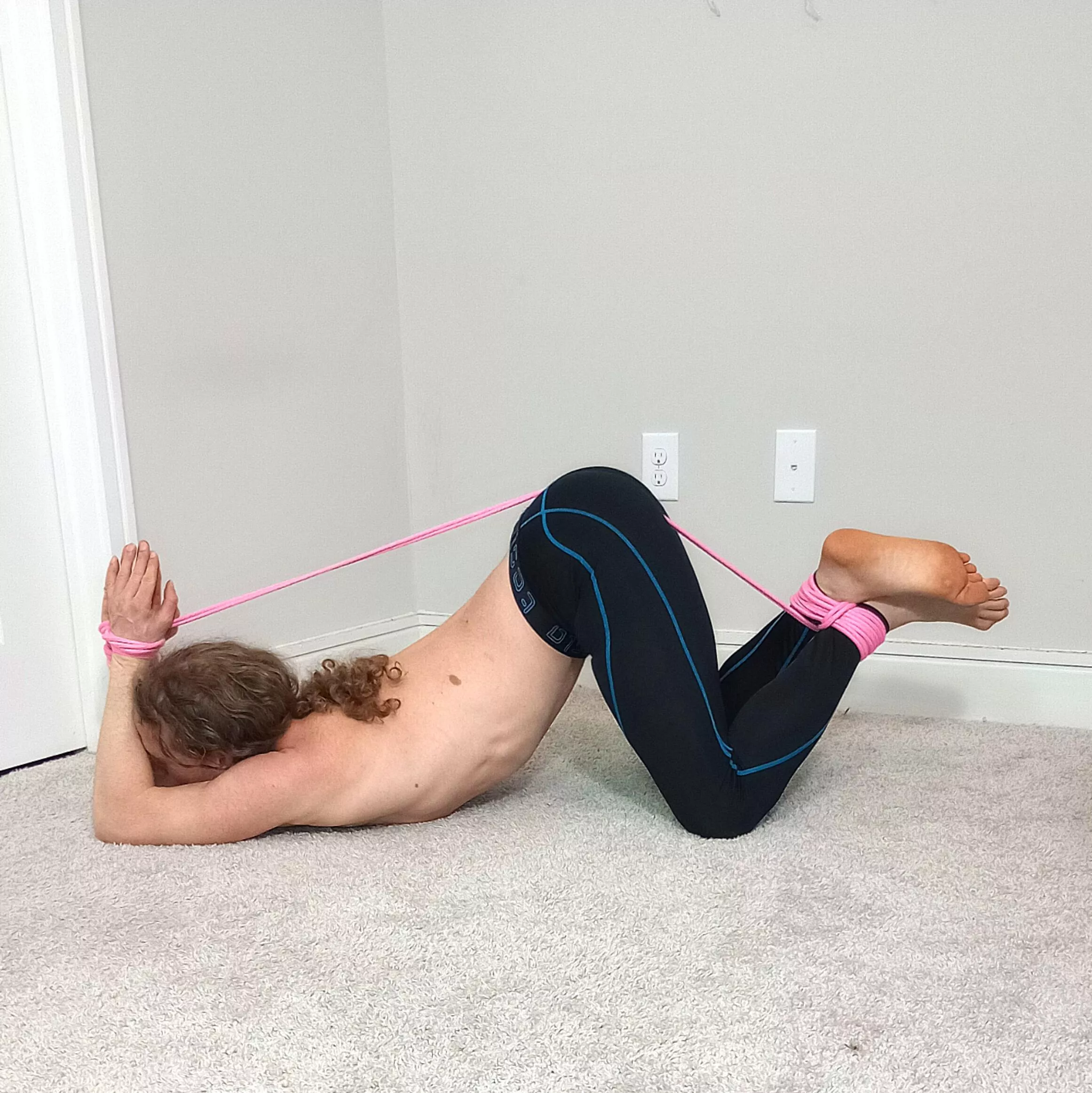 I wish this rope wasn't the only thing wedged tightly between my cheeks