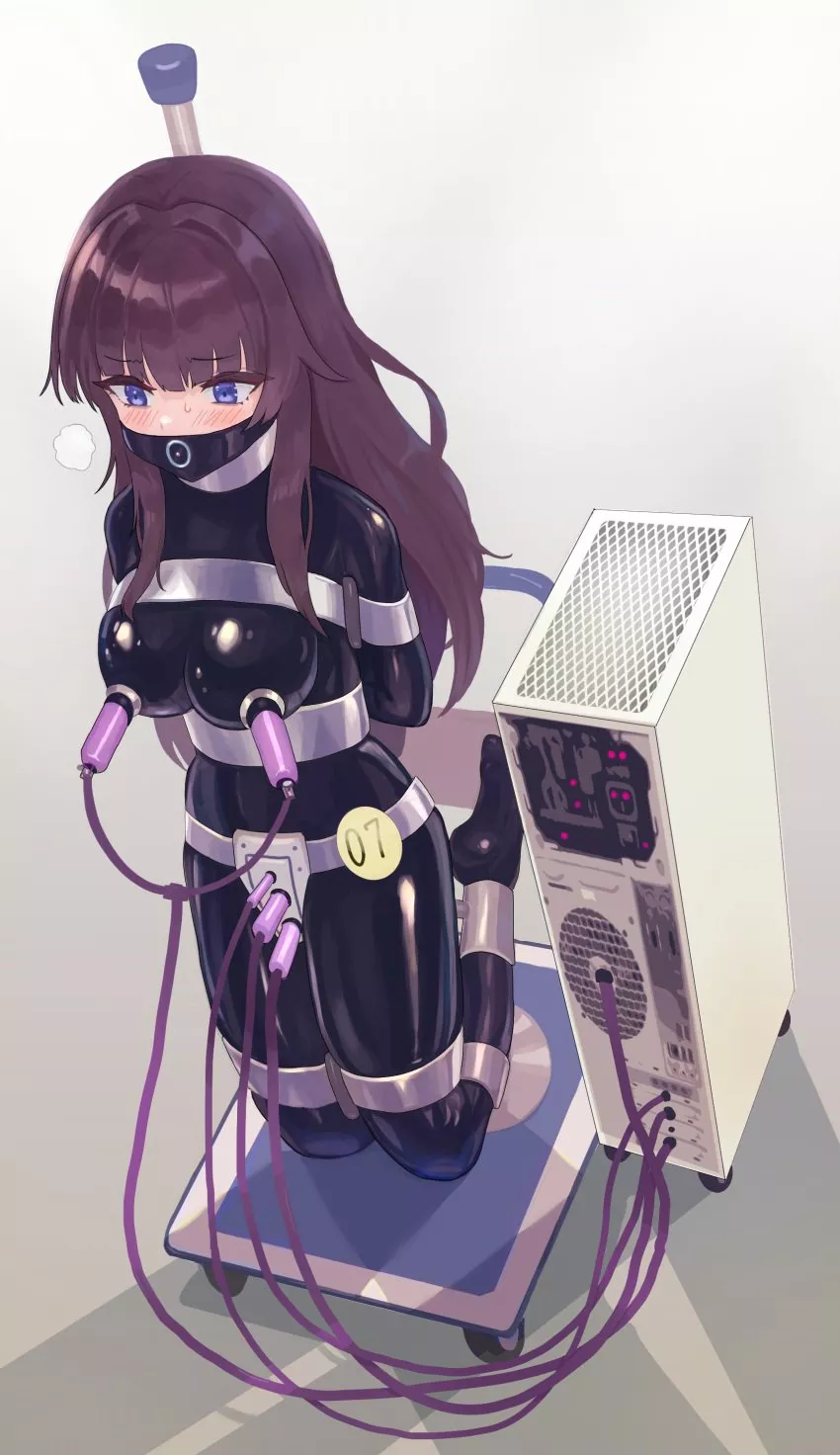 I wonder how she got herself into this? And what's the goal?